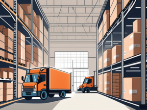 A bustling warehouse with various sized packages ready for transport